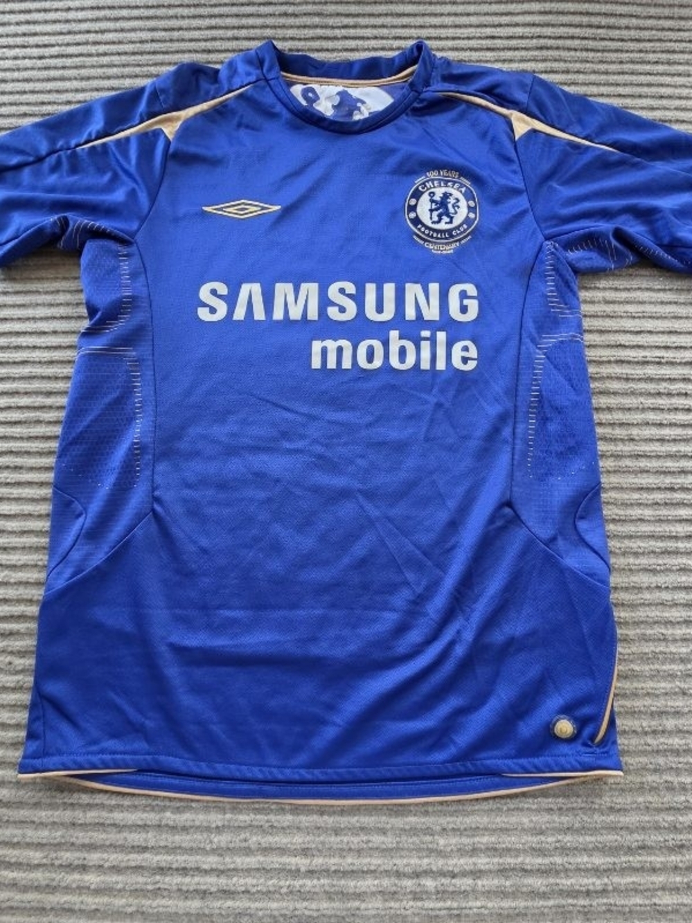 RARE CHELSEA LONDON 2005-2006 home football shirt jersey maglia size Small umbro